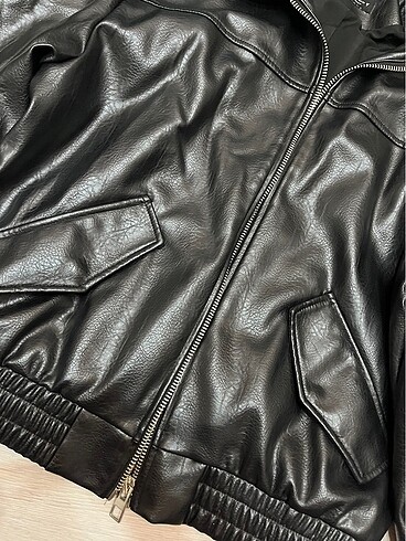 Zara Zara deri ceket oversize