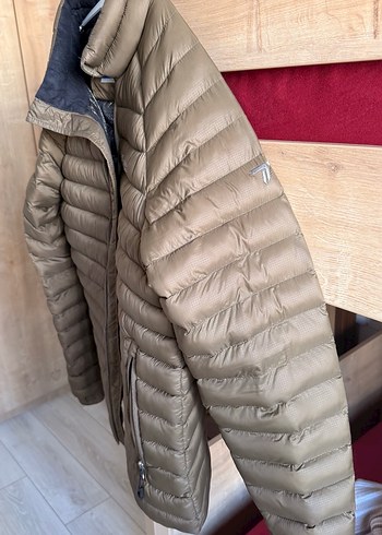 Dik Yaka haki Erkek Mont - Görsel 4