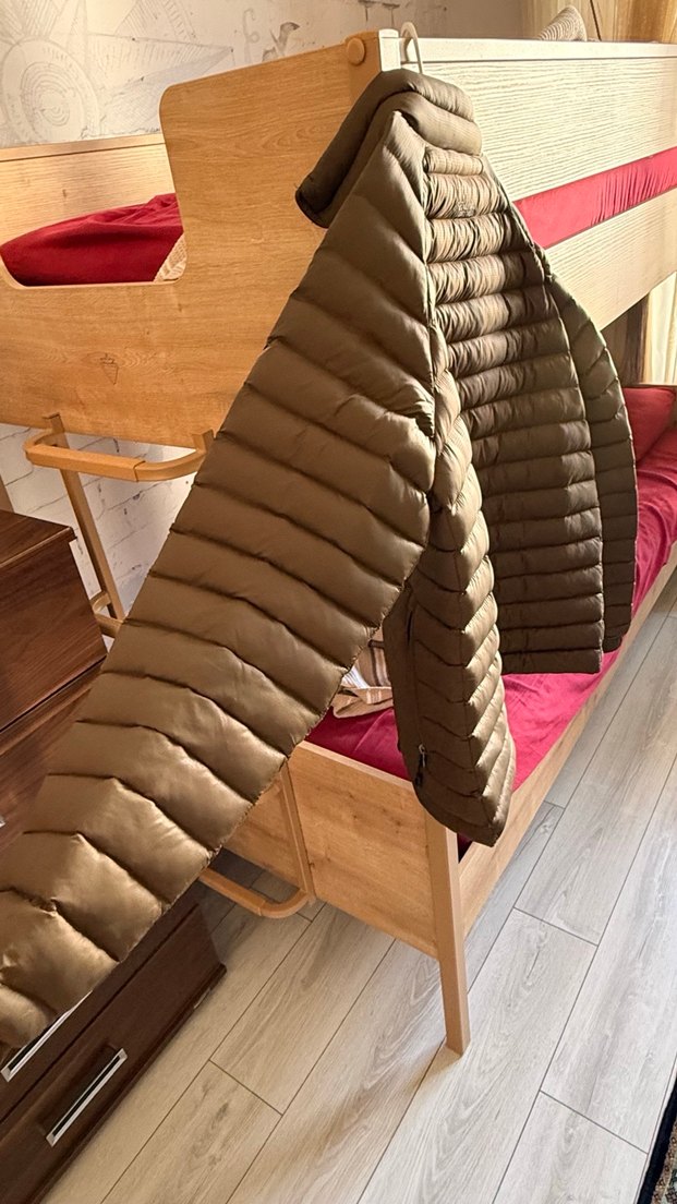 Dik Yaka haki Erkek Mont - Görsel 5