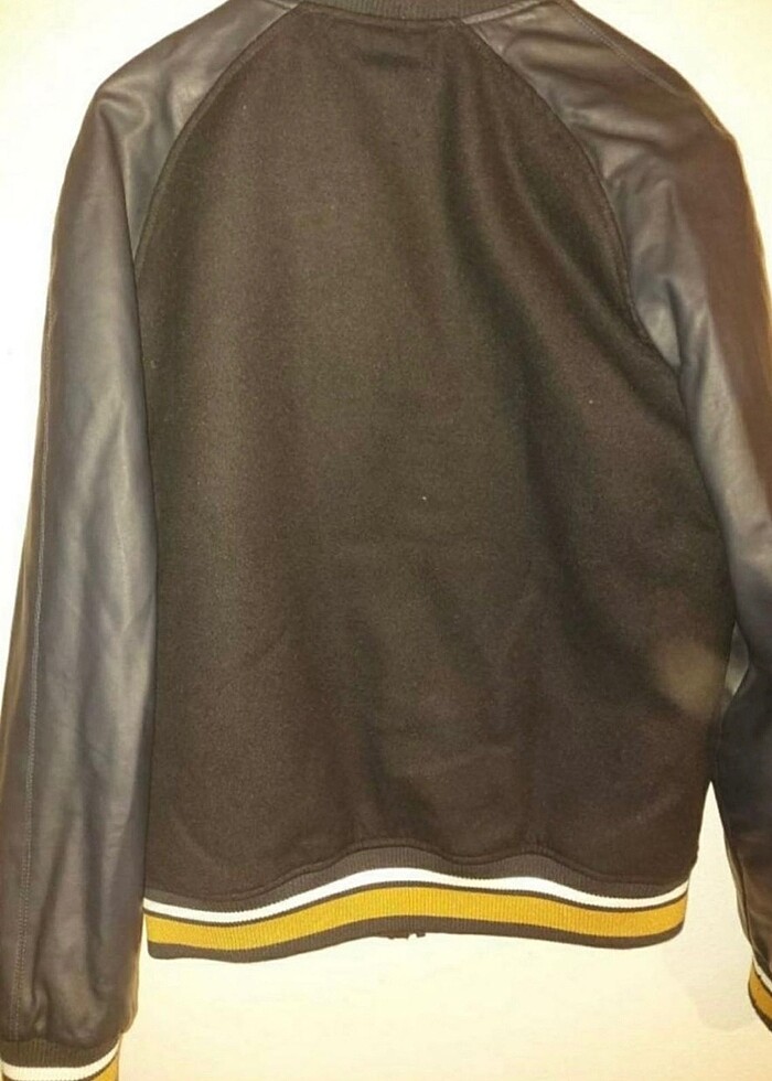 Mavi erkek kolej ceket - Görsel 3