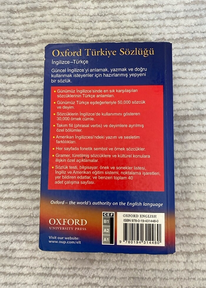 Oxford  İngilizce Türkçe Sözlük - Görsel 2