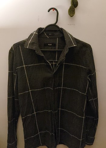 Gri Çizgili Slim Fit Erkek Gömlek - Görsel 2