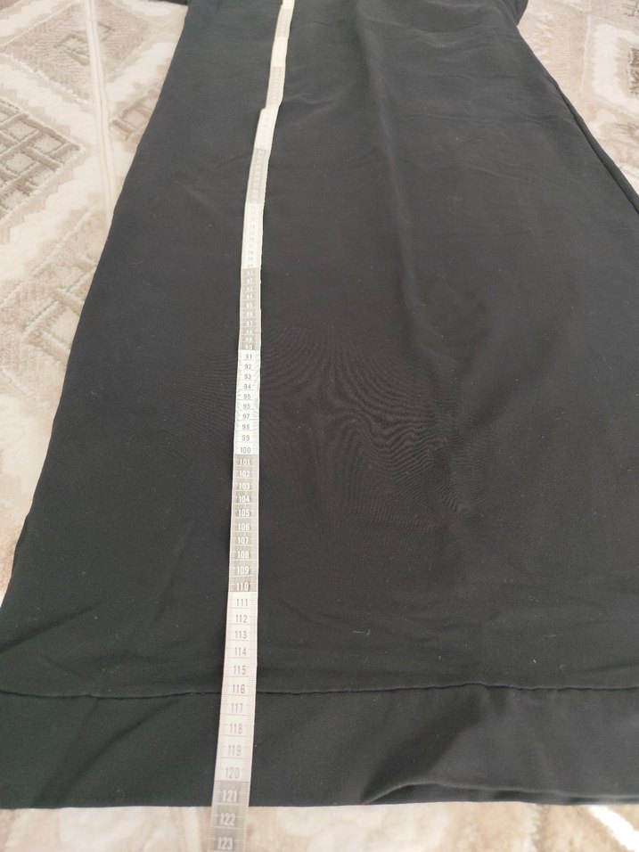 Siyah  Kadın Günlük Uzun Elbise - Görsel 3