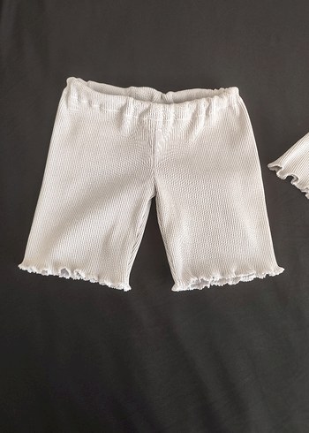 Bebek Kız mavi  Kısa Kollu Takım - Görsel 3