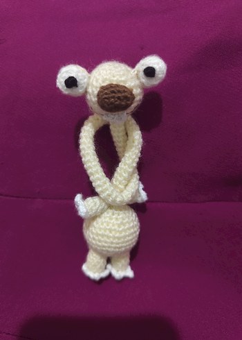 Krem
El Örgüsü Peluş Oyuncak amigurumi Sid - Görsel 5