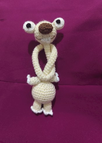 Krem
El Örgüsü Peluş Oyuncak amigurumi Sid - Görsel 6