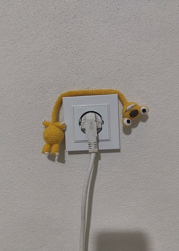 Sarı Örgü Peluş Oyuncak amigurumi sid - Görsel 5