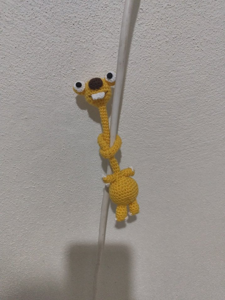 Sarı Örgü Peluş Oyuncak amigurumi sid - Görsel 3