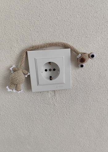 Kahverengi Örgü Köpek Aksesuarı - Görsel 5