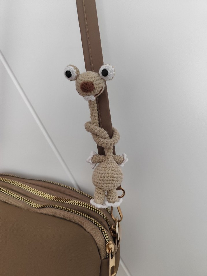 Kahverengi Örgü Köpek Aksesuarı - Görsel 4