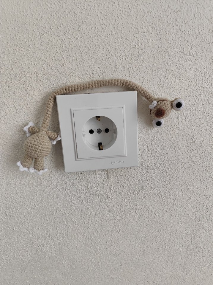 Kahverengi Örgü Köpek Aksesuarı - Görsel 5