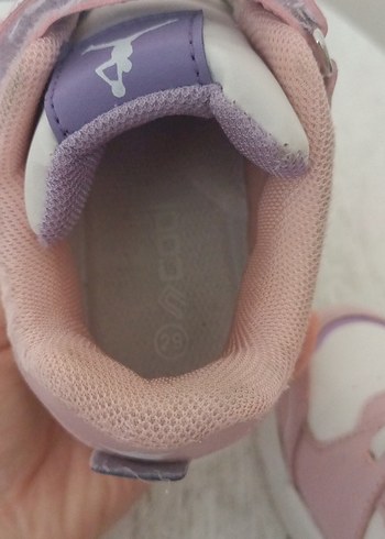 Kız Çocuk Pembe Cırtlı Spor Ayakkabı - Görsel 5