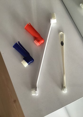 Kedi köpek ağız bakım seti, diş fırçası - Görsel 6