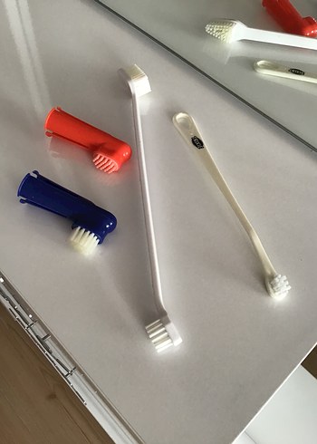 Kedi köpek ağız bakım seti, diş fırçası - Görsel 5