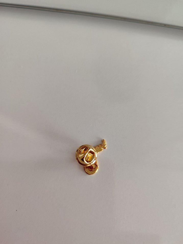 Gold parlak altın rengi Atatürk rozeti - Görsel 5