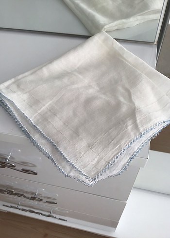 2 adet pamuklu bebek çocuk el ağız mendili - Görsel 3