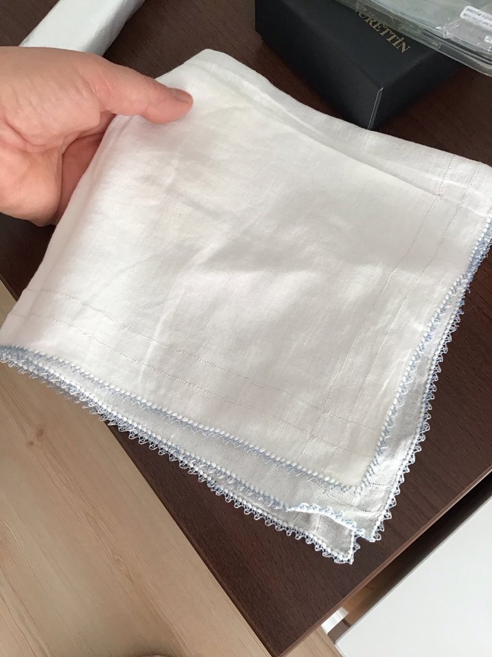 2 adet pamuklu bebek çocuk el ağız mendili - Görsel 4