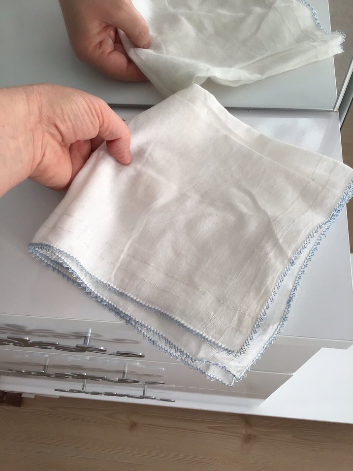 2 adet pamuklu bebek çocuk el ağız mendili - Görsel 2