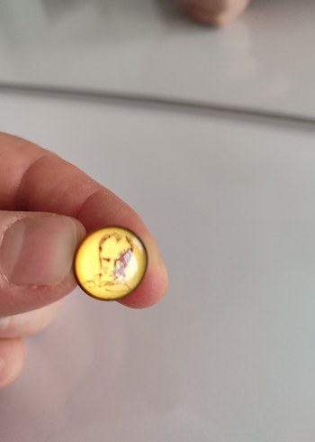 Gold renk Atatürk rozeti - Görsel 2