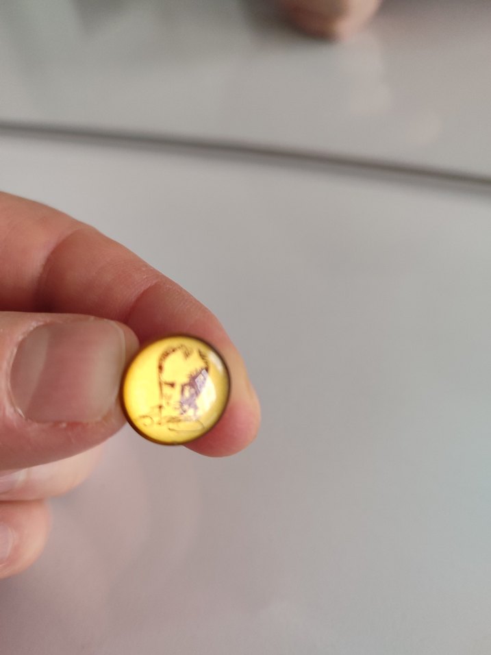 Gold renk Atatürk rozeti - Görsel 2