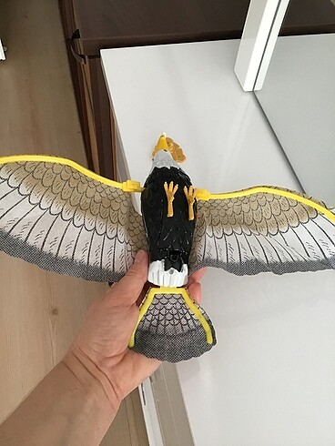 Pilli uçan kuş kedi oyuncağı - Görsel 6