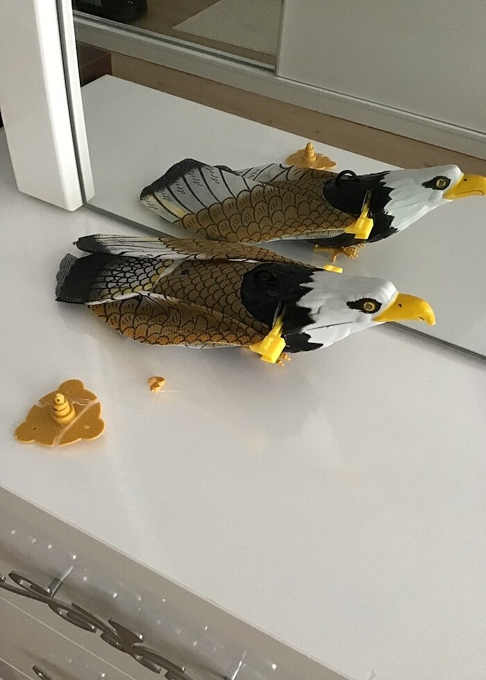 Pilli uçan kuş kedi oyuncağı - Görsel 4