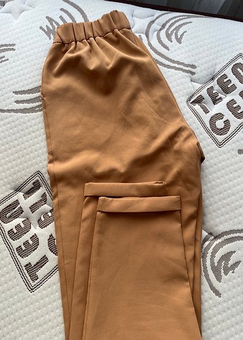 Hardal Sarısı Kadın Kumaş Pantolon - Görsel 5