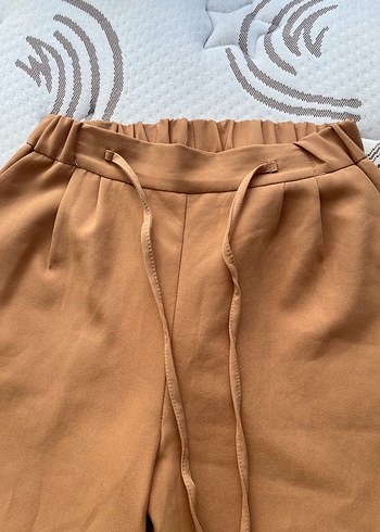 Hardal Sarısı Kadın Kumaş Pantolon - Görsel 4