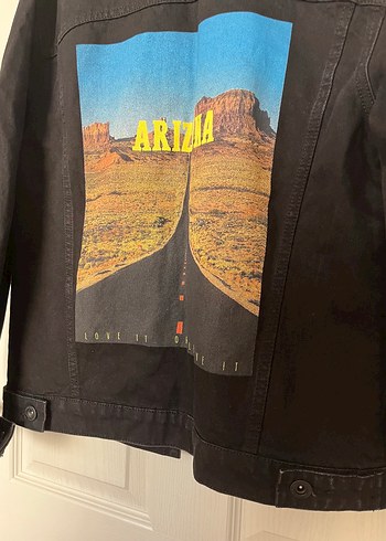 Koton Düğmeli Siyah Erkek Denim Ceket - Görsel 4