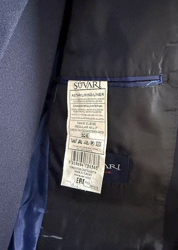 Mavi Düğmeli Erkek Takım Elbise - Görsel 3