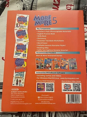  More & More 5 Beşinci Sınıf İngilizce Test Book Worksheets