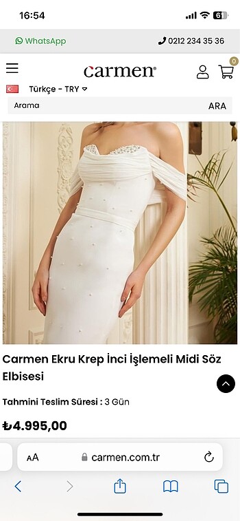 Diğer Beyaz Nikah, Söz, Nişan elbisesi