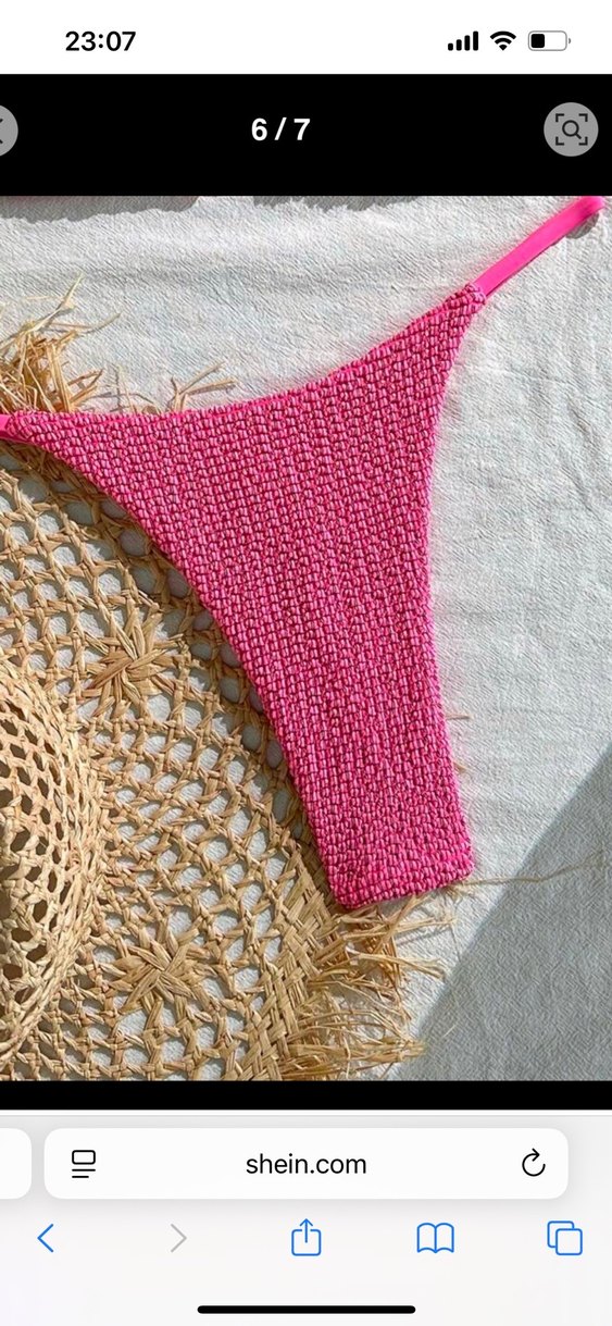 Dantel Detaylı Pembe Mini Bikini - Görsel 5