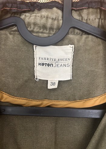 Koton haki renk parka ceket - Görsel 2