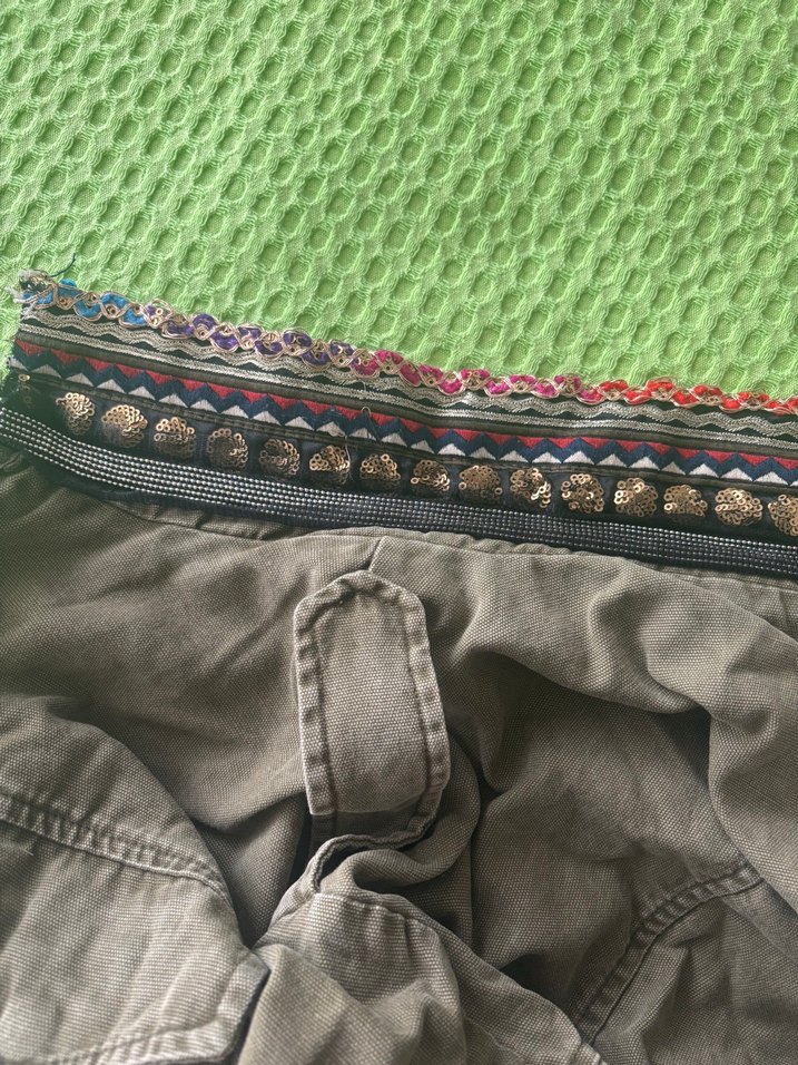 Koton haki renk parka ceket - Görsel 4