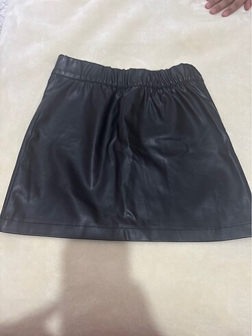 Kız çocuk deri etek - Görsel 2