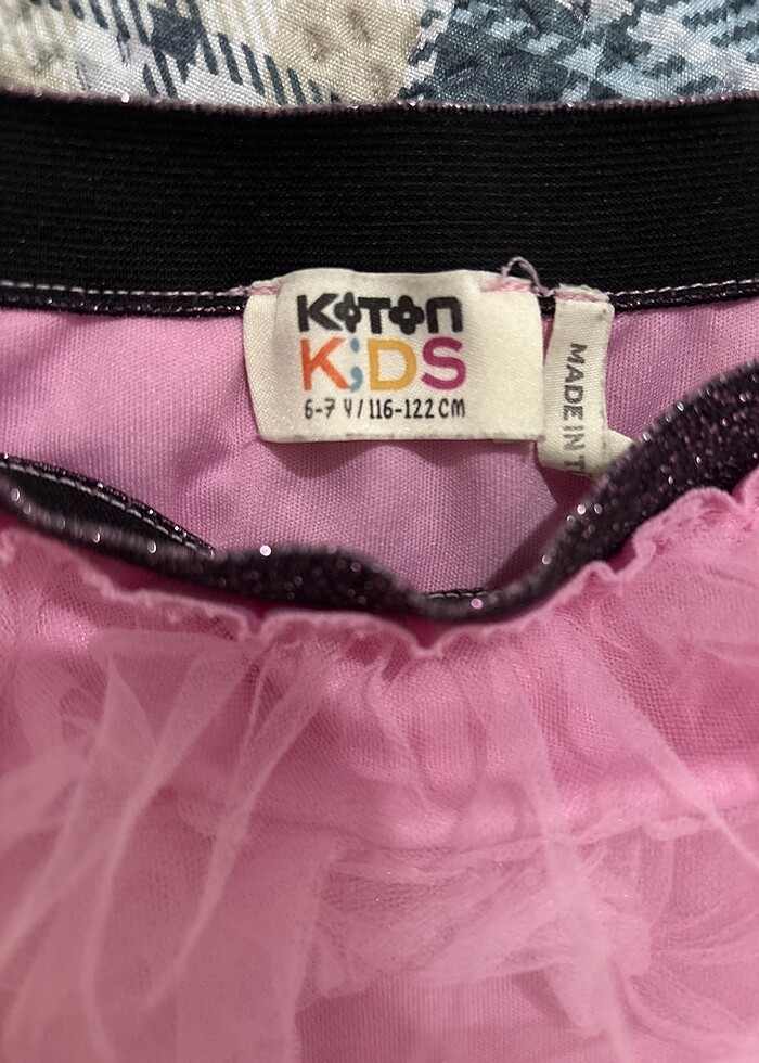 Kız çocuk pembe tüllü etek - Görsel 2