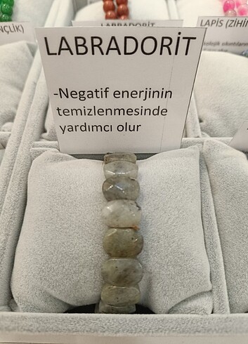 Labradorit roleks doğal taş bileklik 