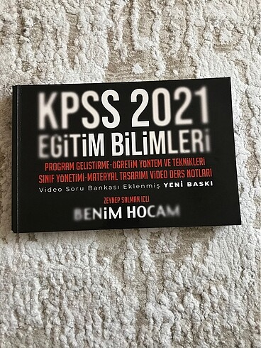 Benim hocam kpss öyt ders notları