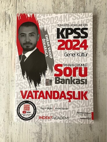  İndeks akademi kpss vatandaşlık soru bankası