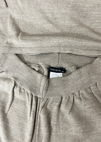 Bej kadın Uzun Kollu  takım - Görsel 7