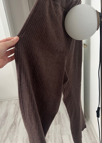 Kahverengi Rahat triko Takım - Görsel 7