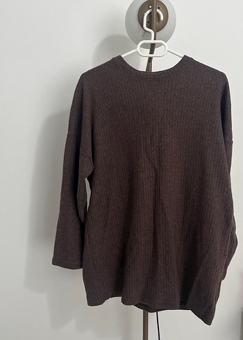 Kahverengi Rahat triko Takım - Görsel 2