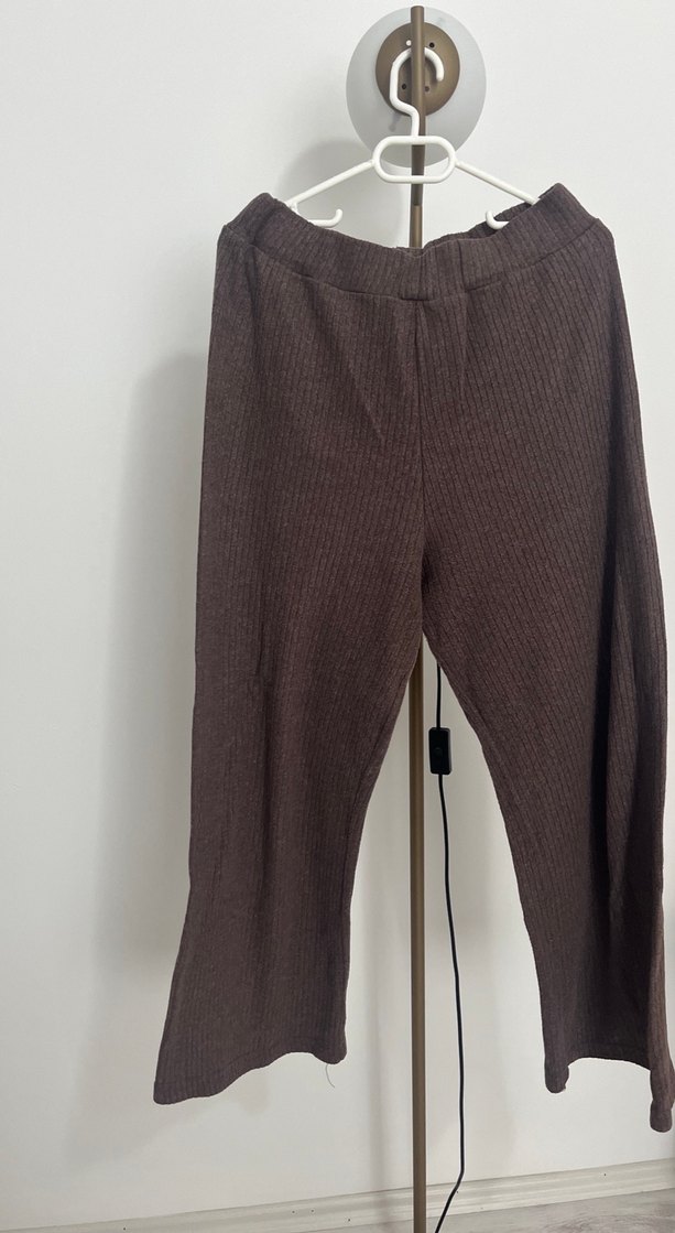 Kahverengi Rahat triko Takım - Görsel 5