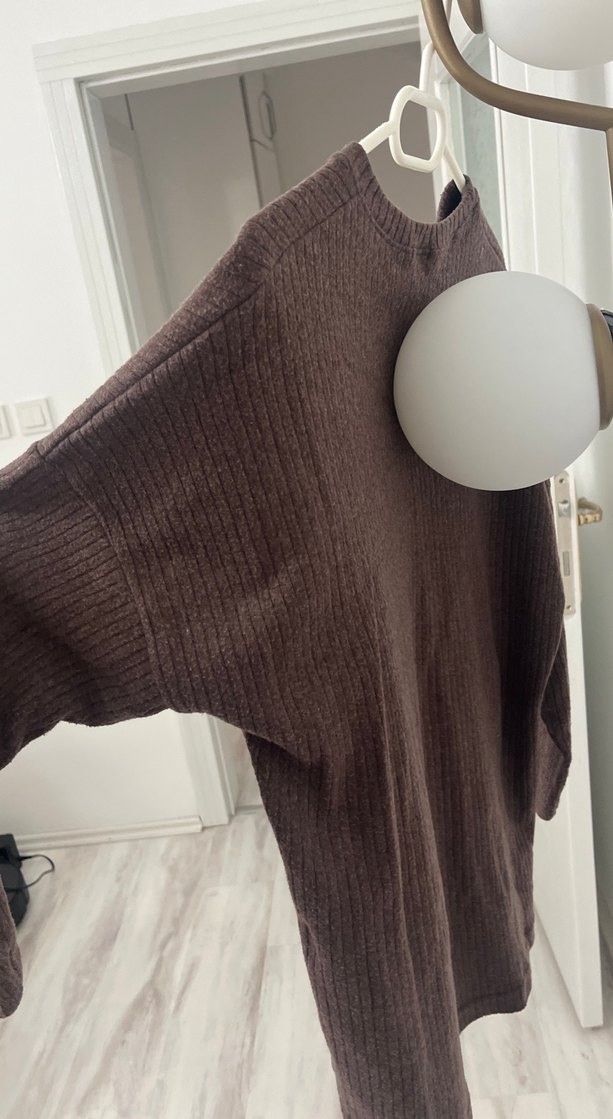 Kahverengi Rahat triko Takım - Görsel 4