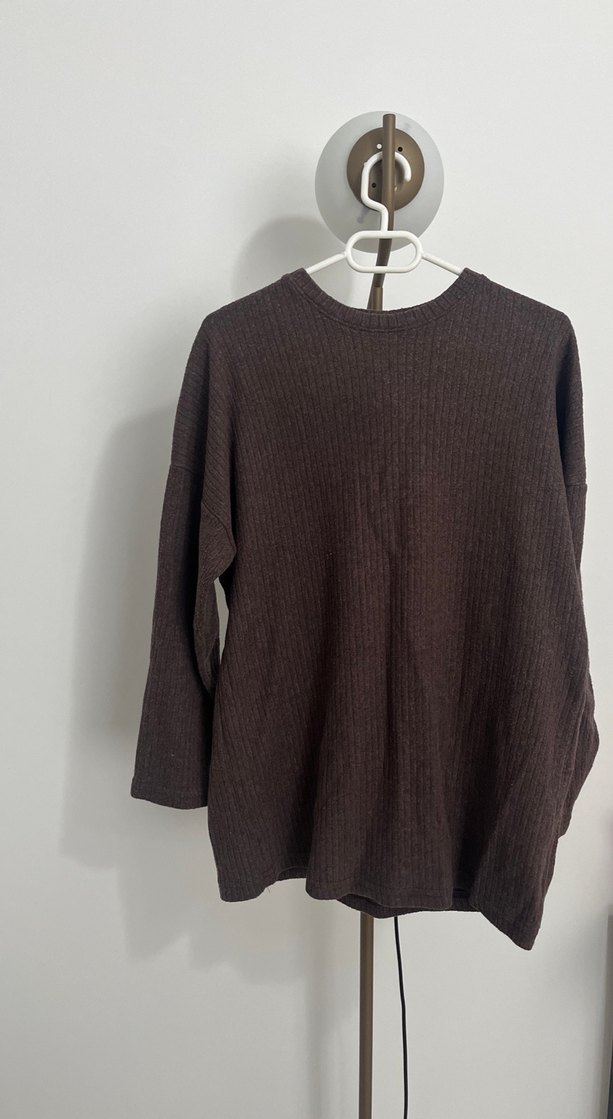 Kahverengi Rahat triko Takım - Görsel 2