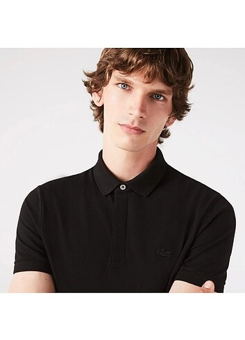 LACOSTE KAUÇUK LOGO TEKRENK POLO YAKA 