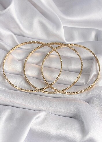Diğer 316L Çelik Gold Renk 65 mm Burma Ajda Model Kadın Bileklik