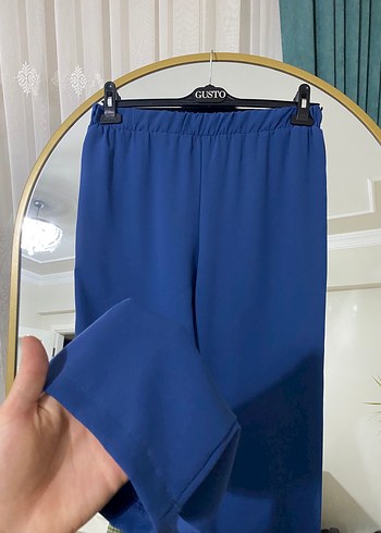 40 Beden mavi Renk Gömlek pantolon takım