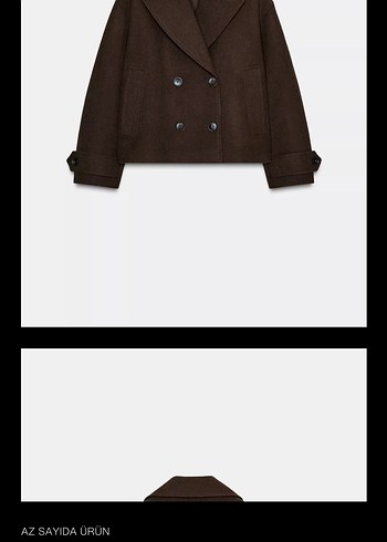 Kahverengi zara ceket - Görsel 7